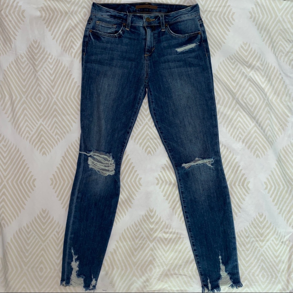 Joe’s Jeans Skinny Ankle Ripped Jeans